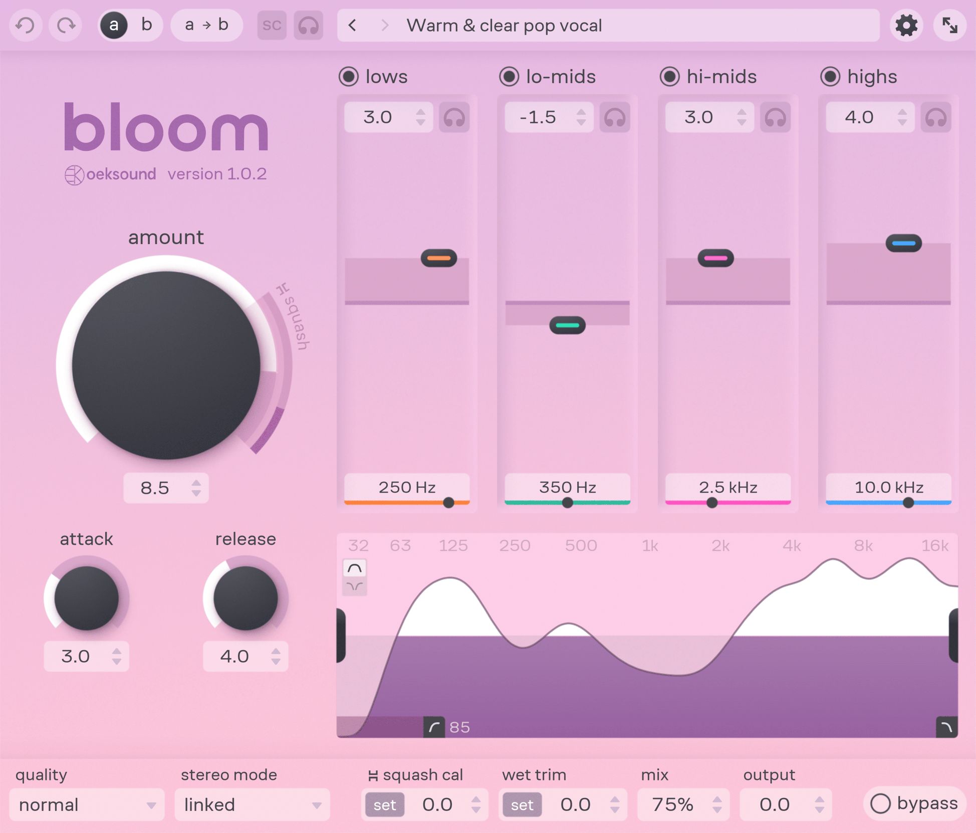 Screenshot of Bloom