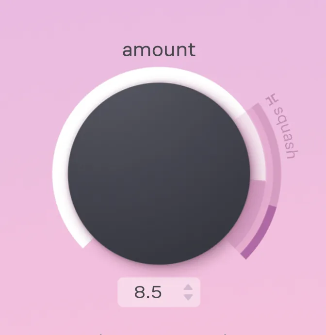Amount control