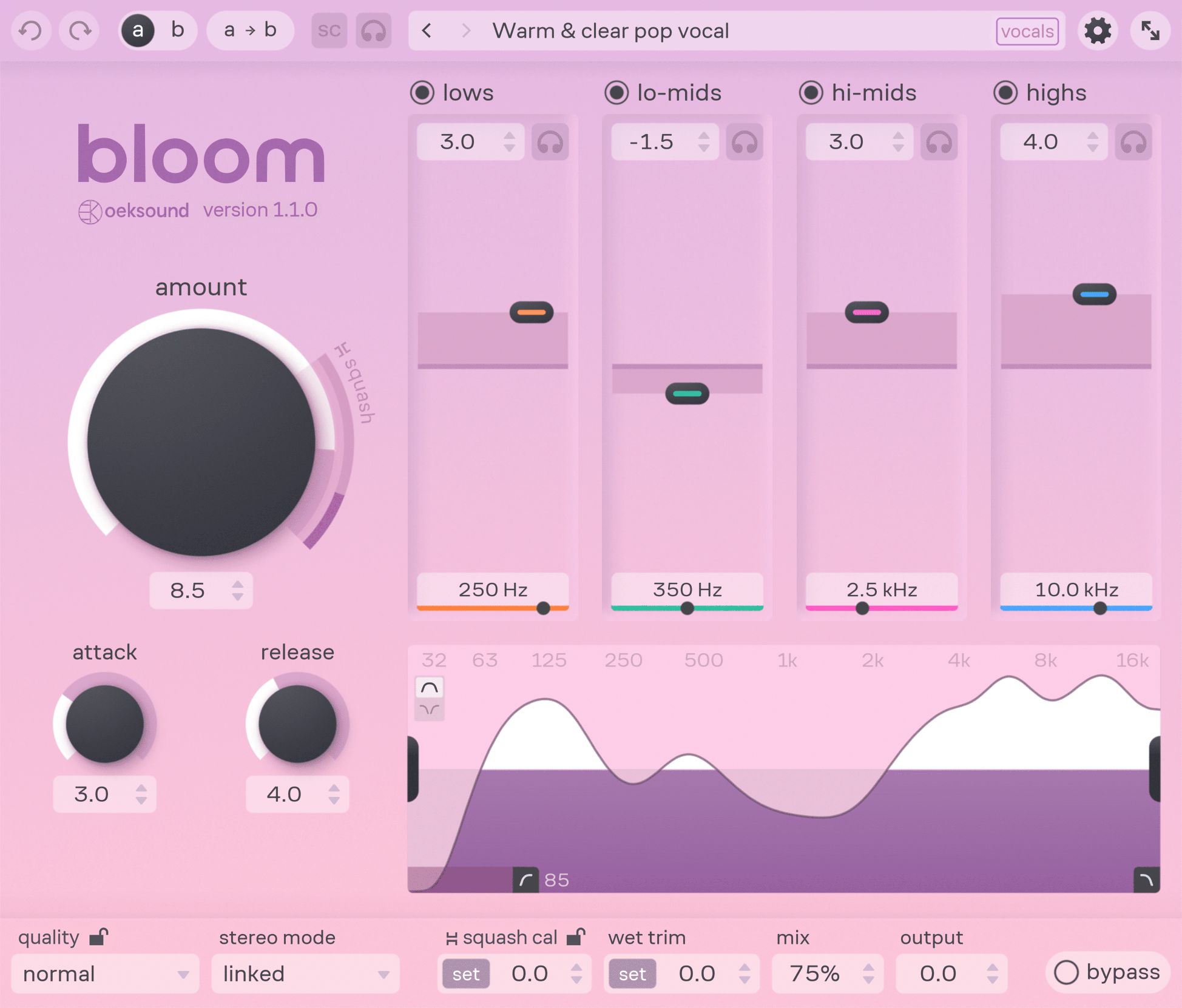 Screenshot of Bloom