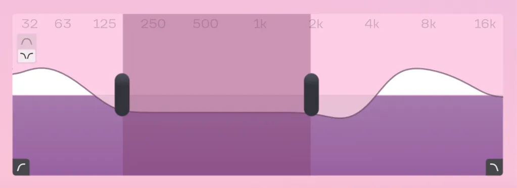 Exclude mode selected