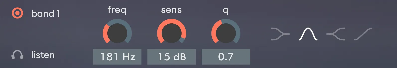 Slider area