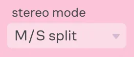 Stereo mode selection